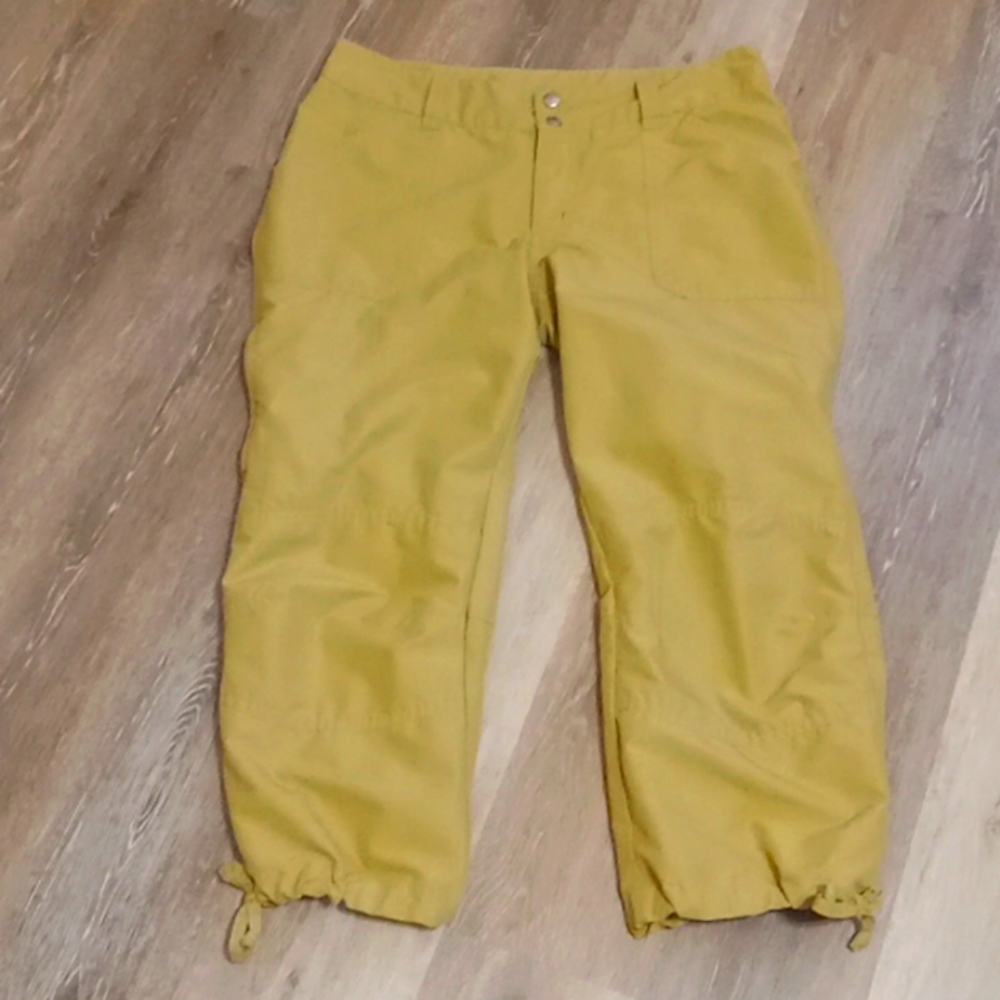 Patagonia Tan Outdoor Hiking Quandry Capri Pants Women's Size 10